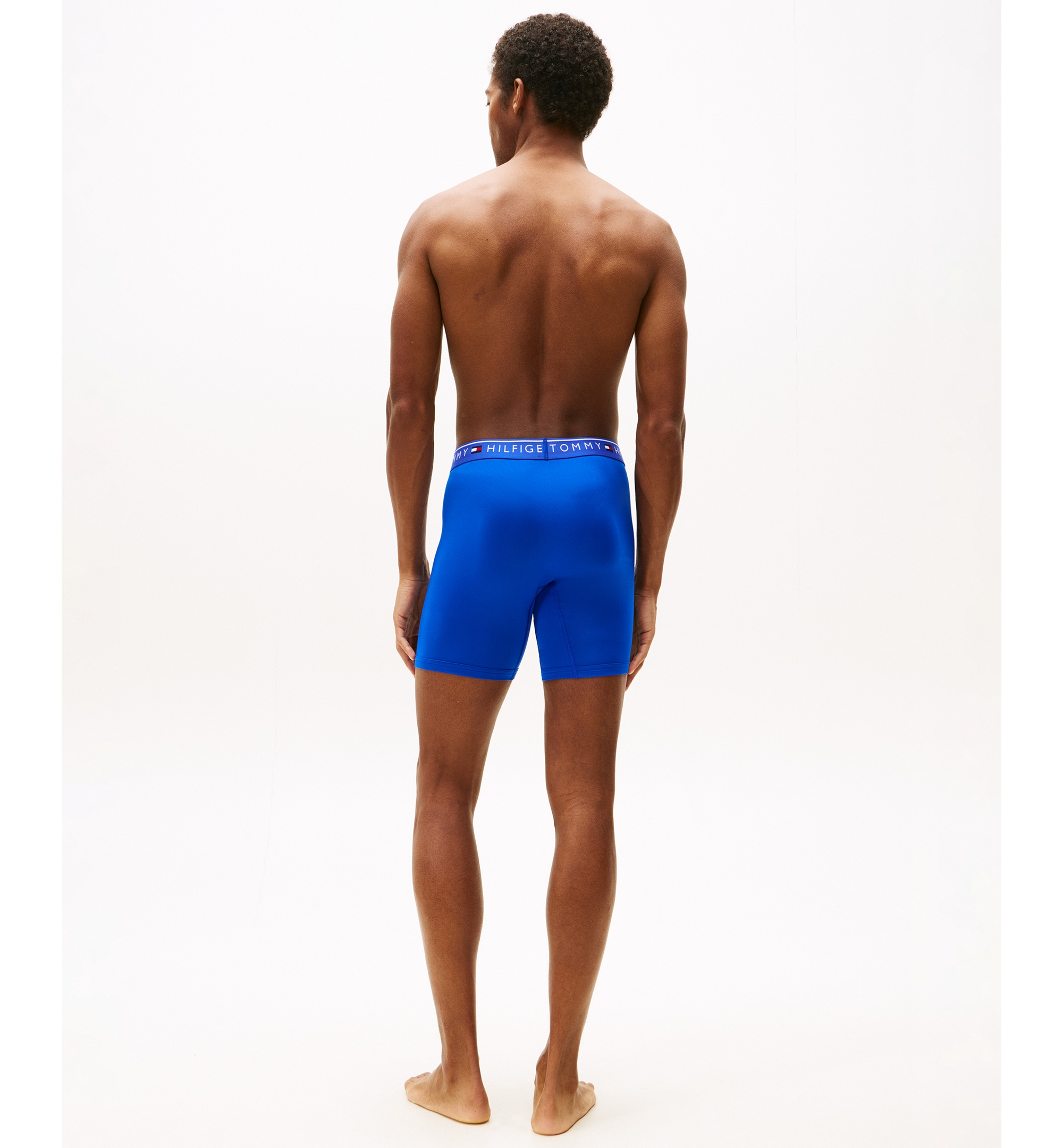 Tommy Hilfiger Men's Micro Boxer Briefs, 3-Pack - Breezy Blue/Royalty/Desert Sky