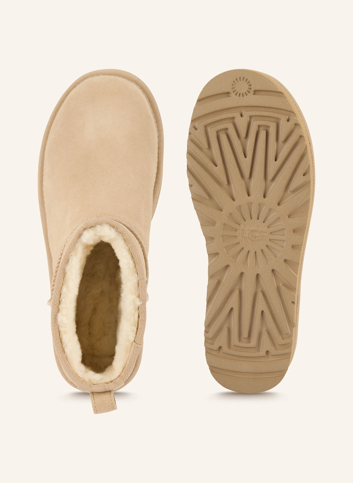 UGG Plateau-Boots CLASSIC ULTRA MINI PLATFORM – BEIGE