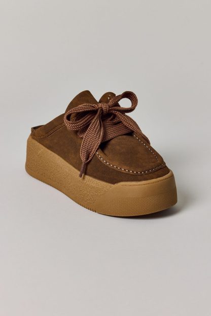 BC Footwear By Seychelles Evolution Platform Mules - Brown