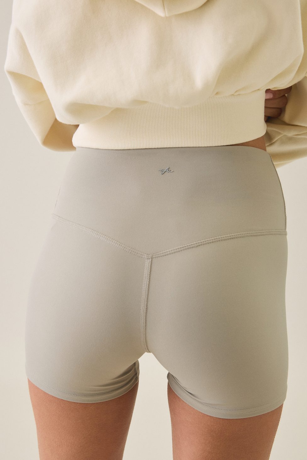 Out From Under Saturday Sculpt Bike Shorts - Stone