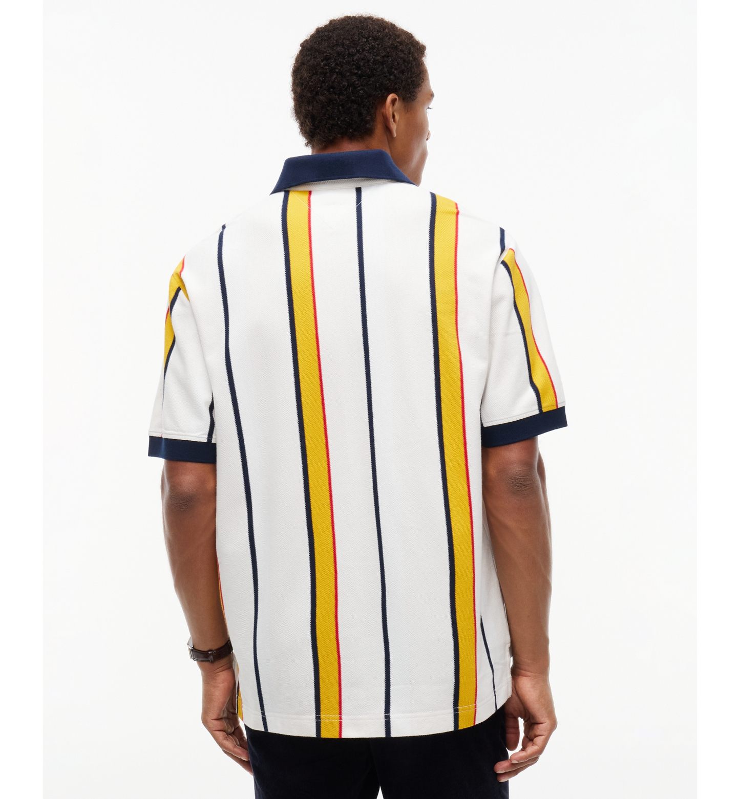 Tommy Hilfiger Men's American Icons Stripe Polo Cotton Piqué Classic-Fit Polo Shirt, Macy’s Exclusive - Herald Stripe