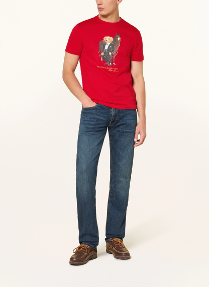 POLO RALPH LAUREN T-Shirt – ROT / BRAUN