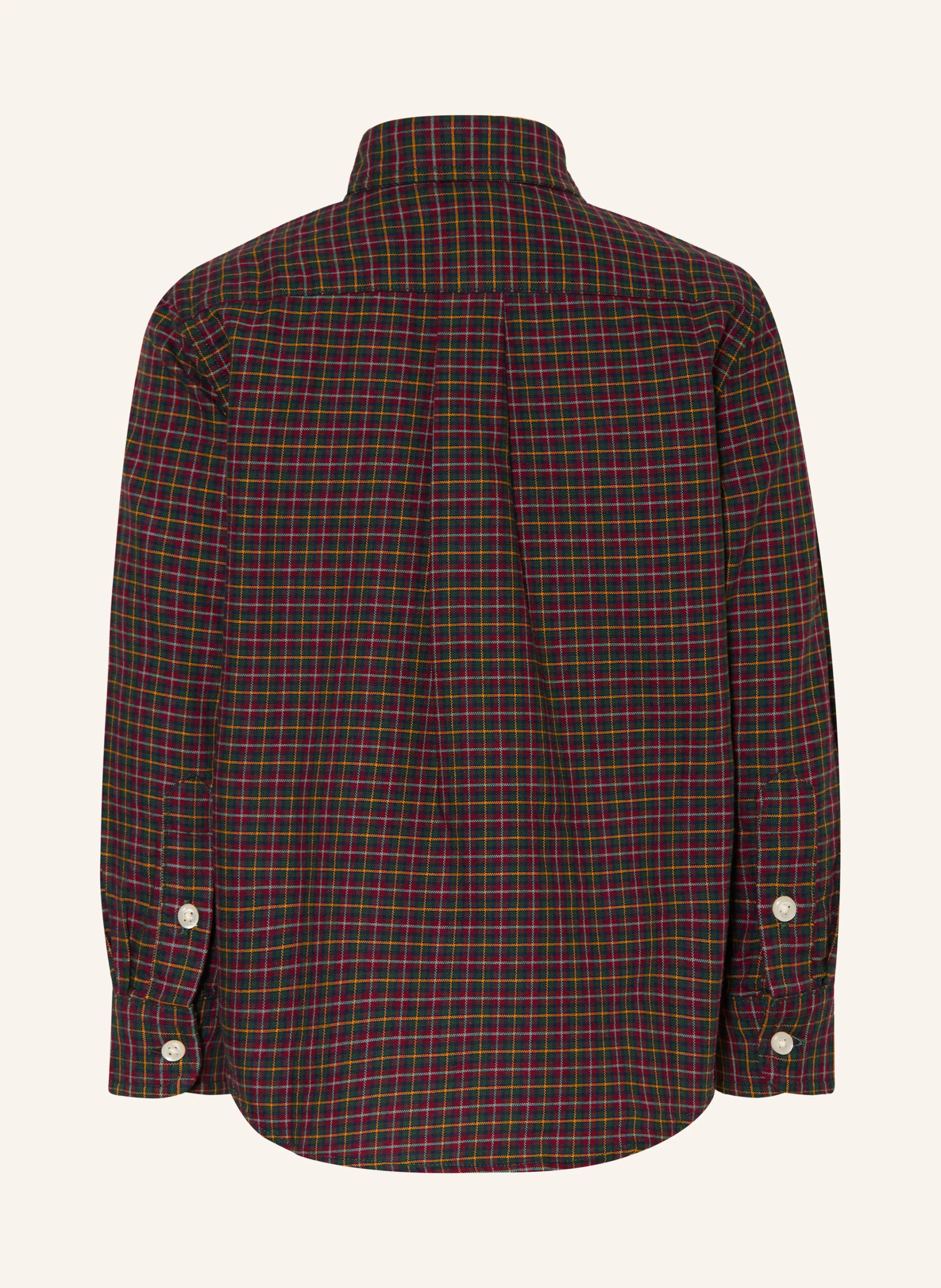 POLO RALPH LAUREN Hemd – DUNKELGRÜN / DUNKELROT / DUNKELGELB