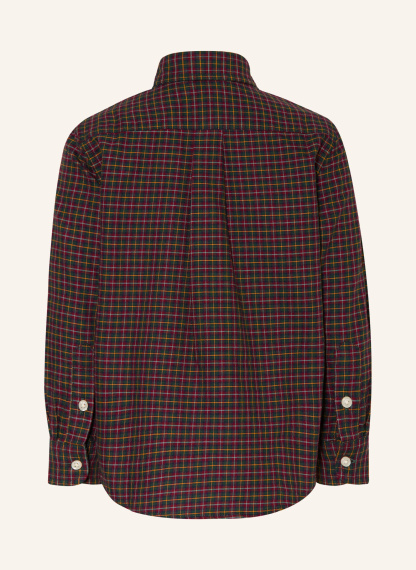 POLO RALPH LAUREN Hemd – DUNKELGRÜN / DUNKELROT / DUNKELGELB