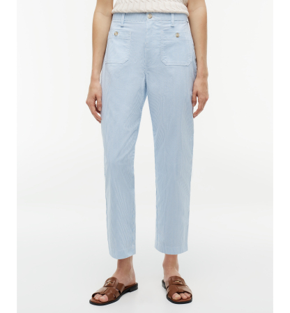 Tommy Hilfiger Damen-Twill-Chinohose mit aufgesetzten Taschen – Classic Ithaca Flag
