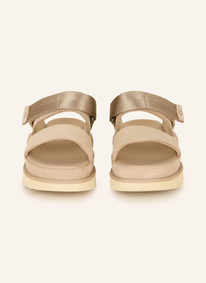 UGG Pantoletten GOLDENSTAR GLIDE – HELLBRAUN