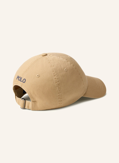 POLO RALPH LAUREN Cap – BEIGE / DUNKELGRAU