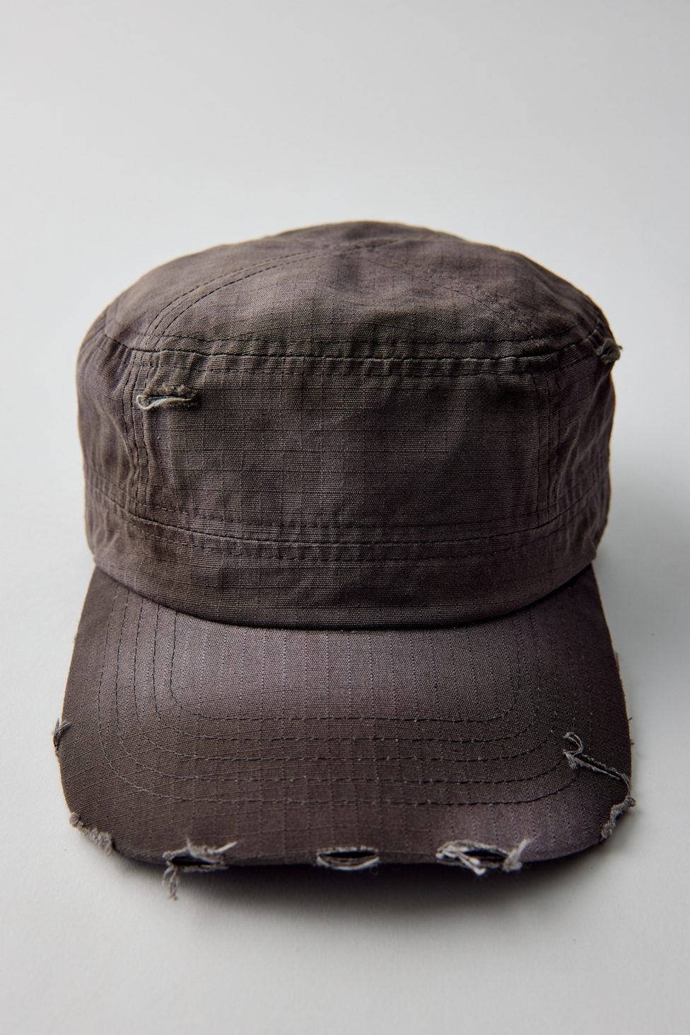 Canvas Vintage Wash Cadet Hat - Black