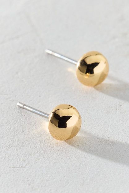 Manhattan 14k Gold-Plated Stud Earrings - Gold