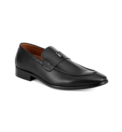 Tommy Hilfiger Men's Sawlin Logo Embellished Dress Loafers - Black