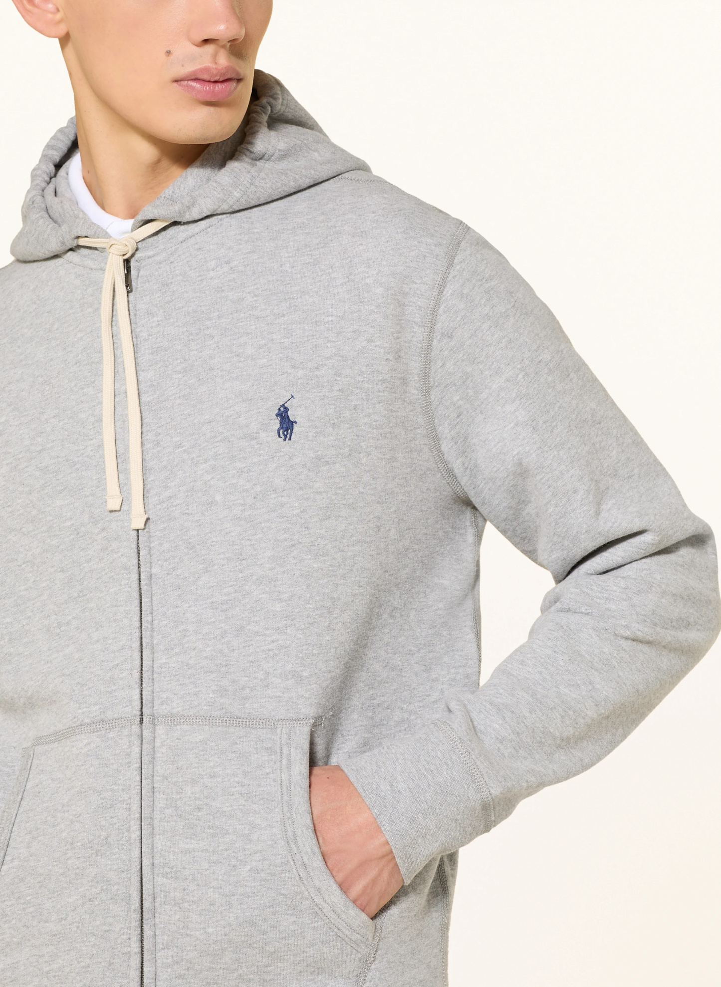 POLO RALPH LAUREN Sweatjacke – HELLGRAU