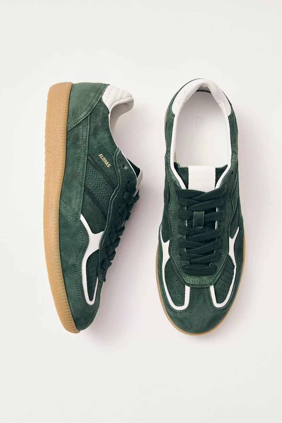 ALOHAS tb. 490 Leather Sneakers - Rife Forest Green