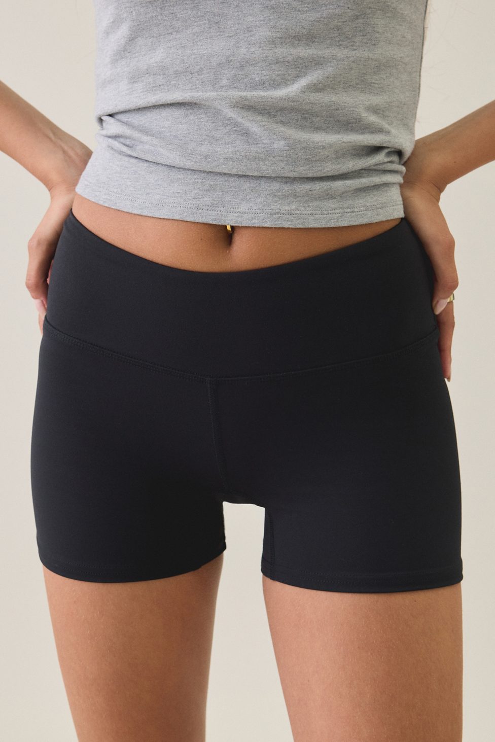 Out From Under Saturday Sculpt Bike Shorts - Black