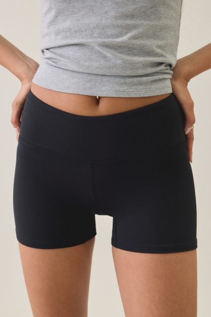 Out From Under Saturday Sculpt Bike Shorts - Black