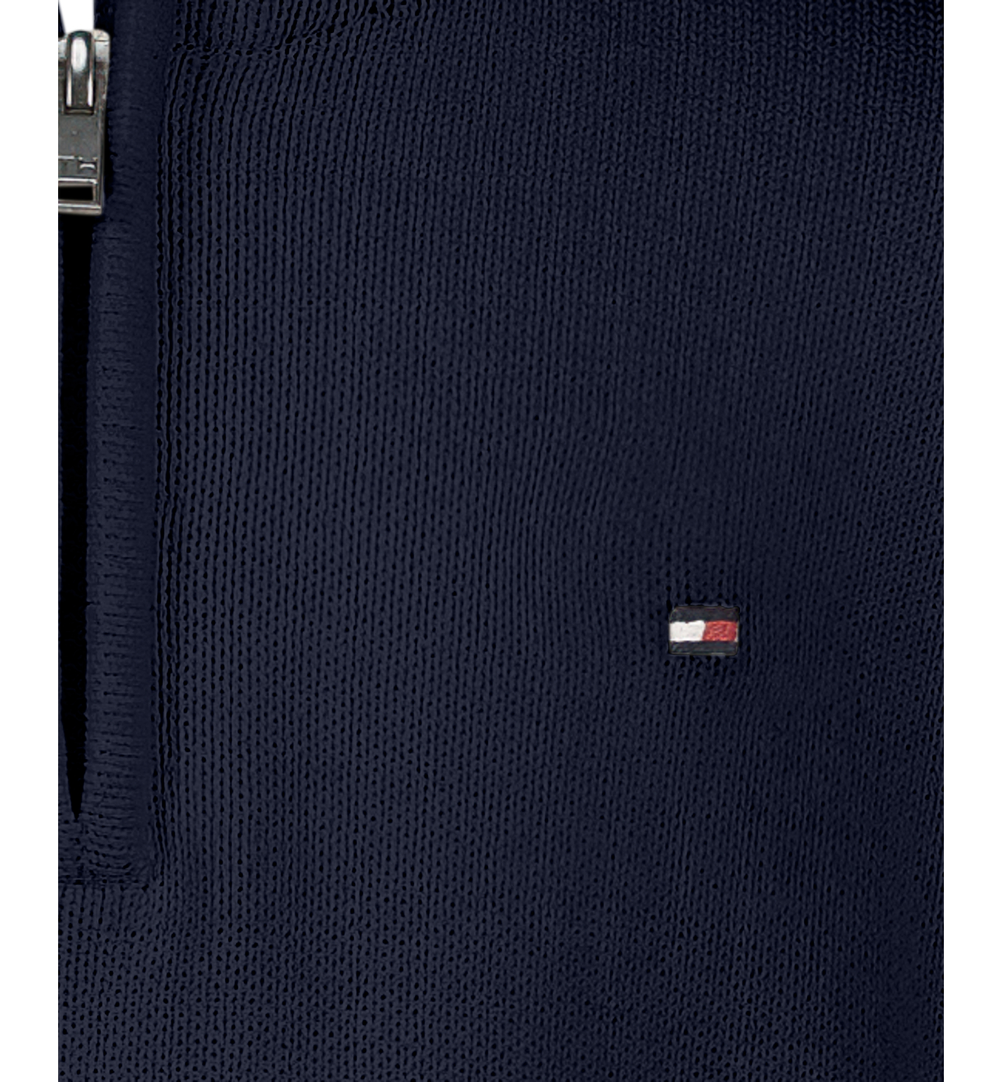 Tommy Hilfiger Boys' 8-20 Zipneck Cotton Quarter-Zip Sweater - Navy Blazer