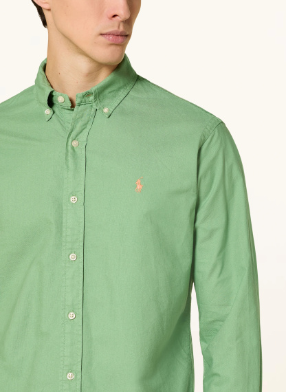 POLO RALPH LAUREN Oxfordhemd Custom Fit – HELLGRÜN