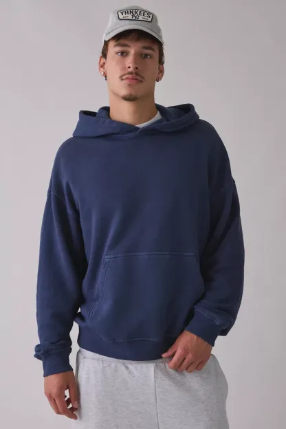 Standard Cloth Pregame Hoodie Sweatshirt - Peacoat Wash