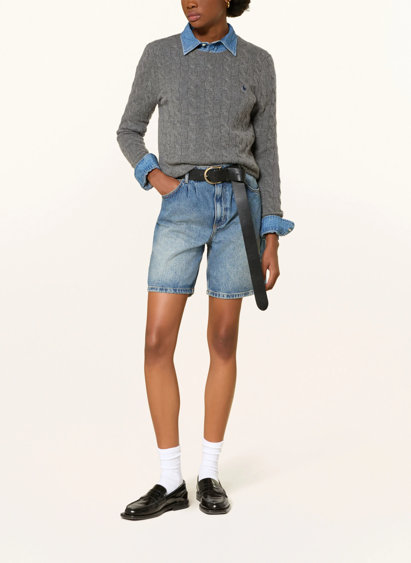 POLO RALPH LAUREN Pullover – GRAU