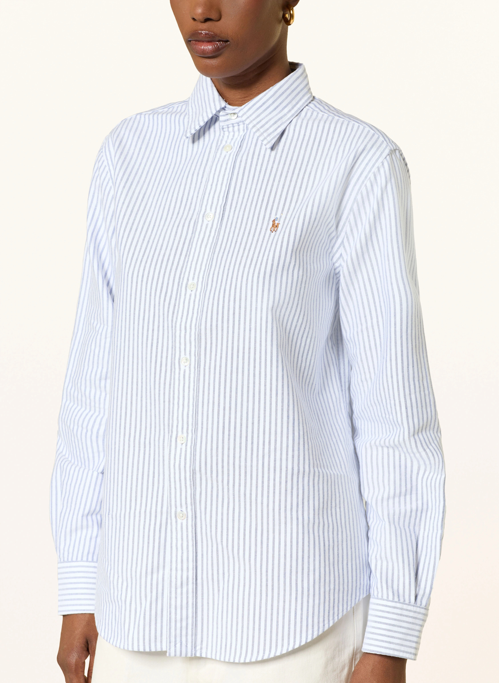 POLO RALPH LAUREN Hemdbluse – WEISS / BLAU