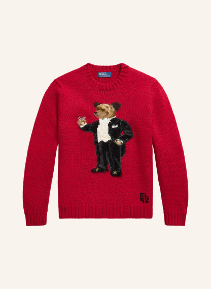 POLO RALPH LAUREN Pullover – ROT / BRAUN / SCHWARZ