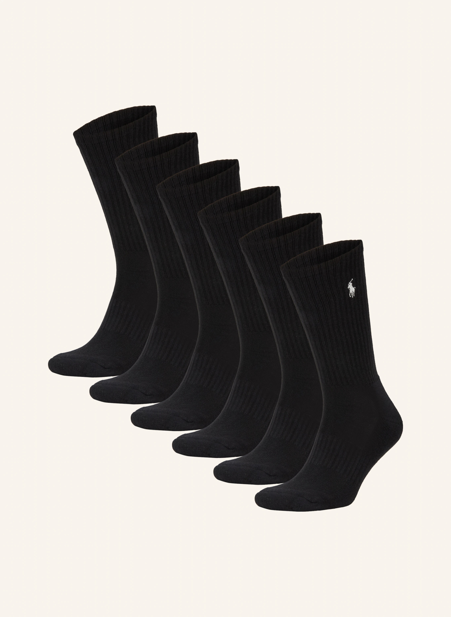 POLO RALPH LAUREN 6er-Pack Socken – 002 BLACK