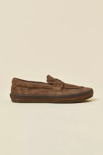 Vans LX Loafer 53 Velvet Shoes - Brown Pattern