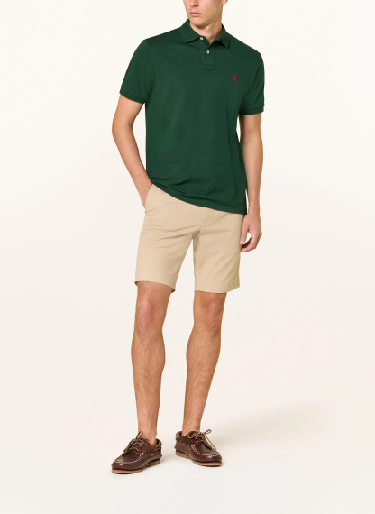 POLO RALPH LAUREN Piqué-Poloshirt Custom Slim Fit – DUNKELGRÜN