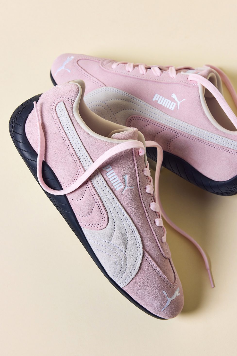 Puma Women's Speedcat OG Sneakers - Whisp Of Pink-Puma White