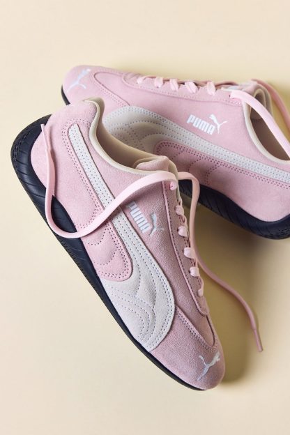Puma Women's Speedcat OG Sneakers - Whisp Of Pink-Puma White
