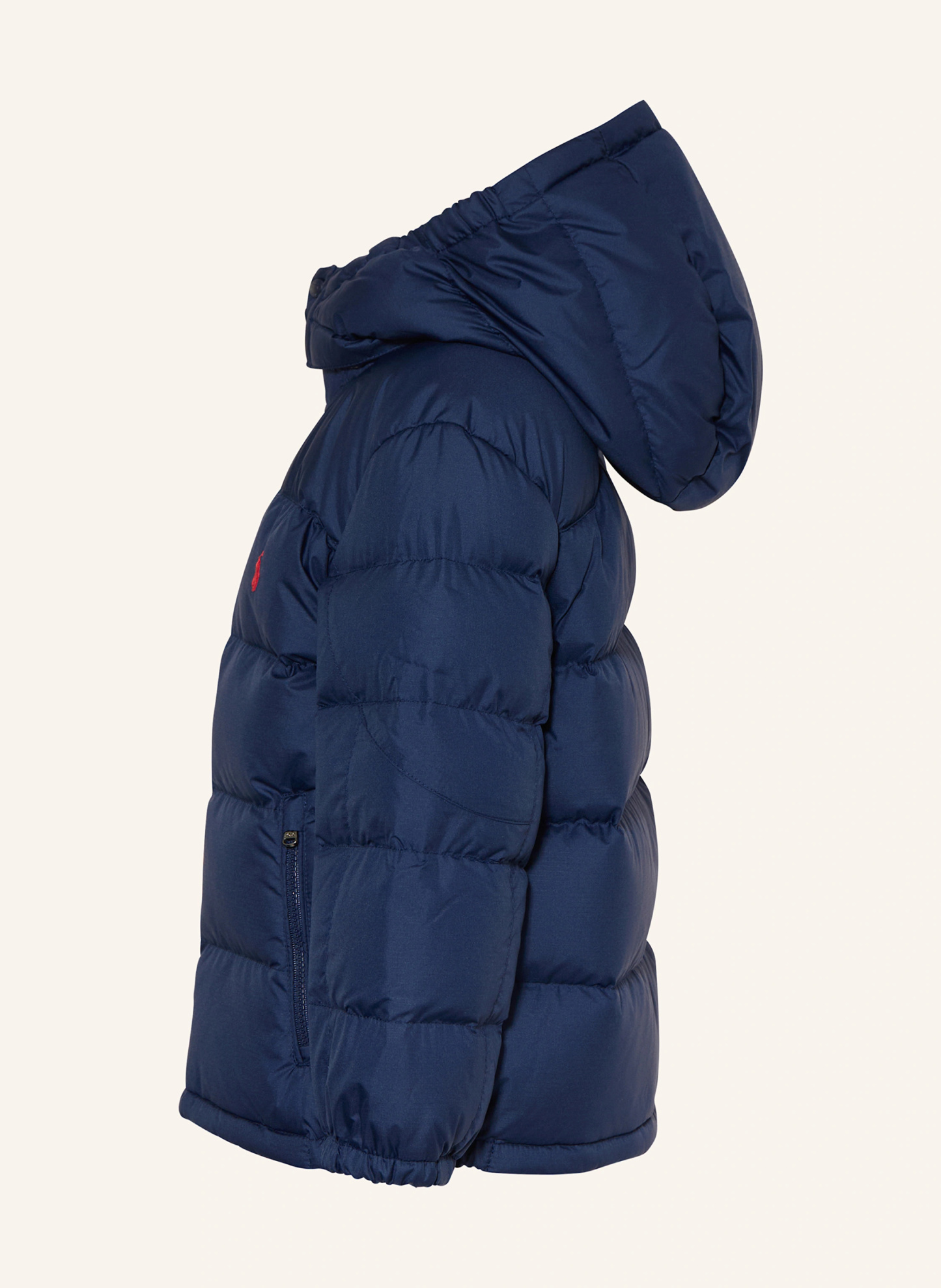 POLO RALPH LAUREN Daunenjacke mit abnehmbarer Kapuze – DUNKELBLAU