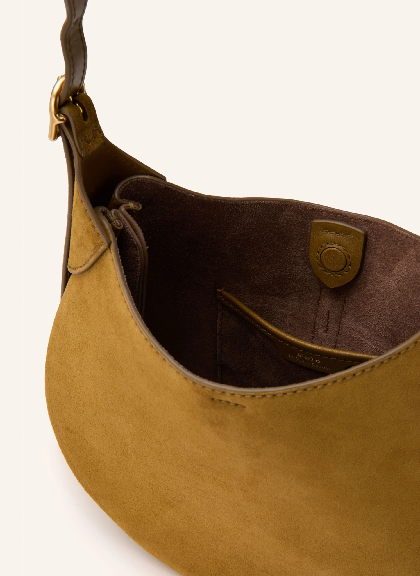 POLO RALPH LAUREN Umhängetasche – OLIV / GOLD