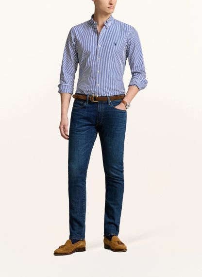 POLO RALPH LAUREN Hemd Slim Fit – BLAU / WEISS