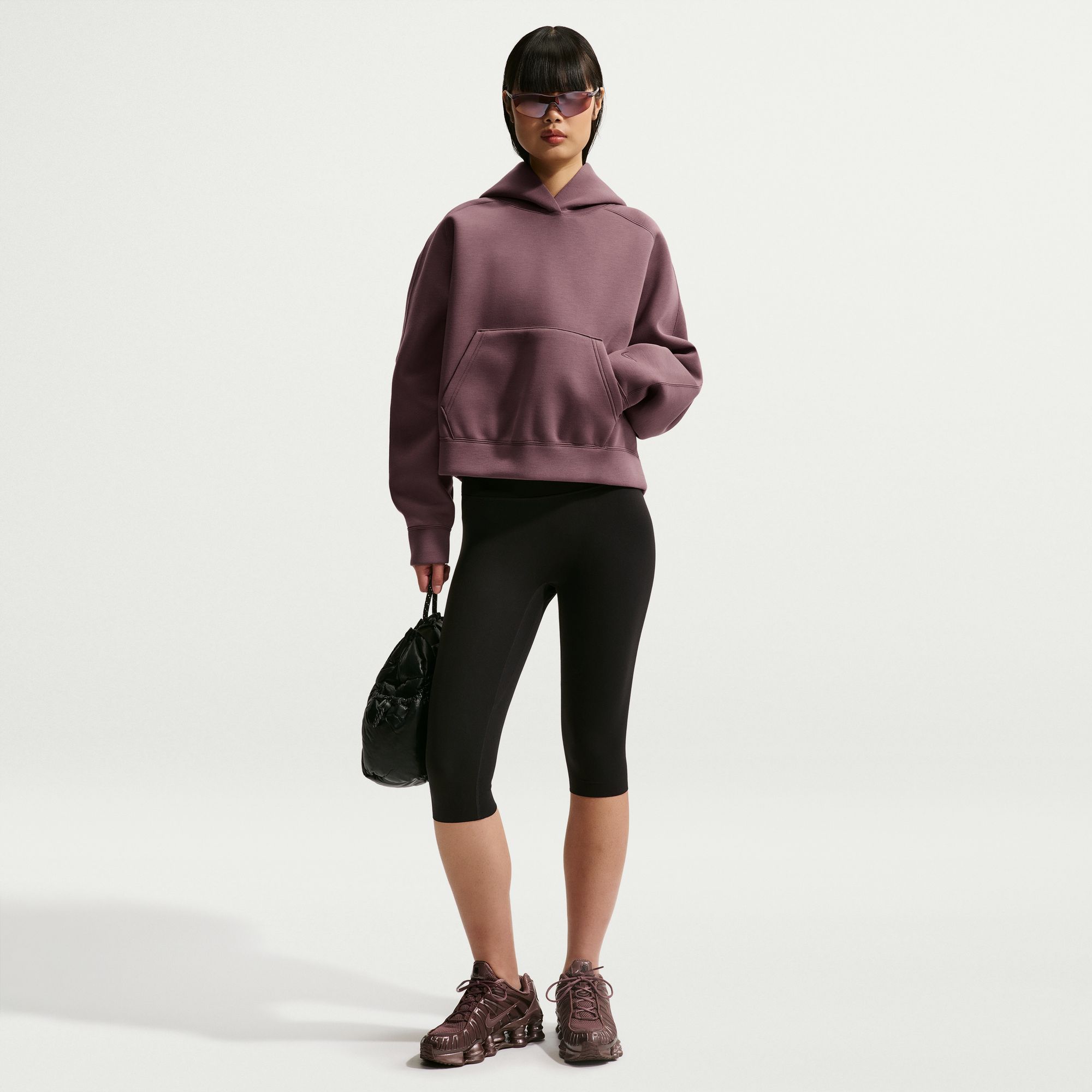 Nike Women's Pregame Fleece Hoodie - Tattoo image 2