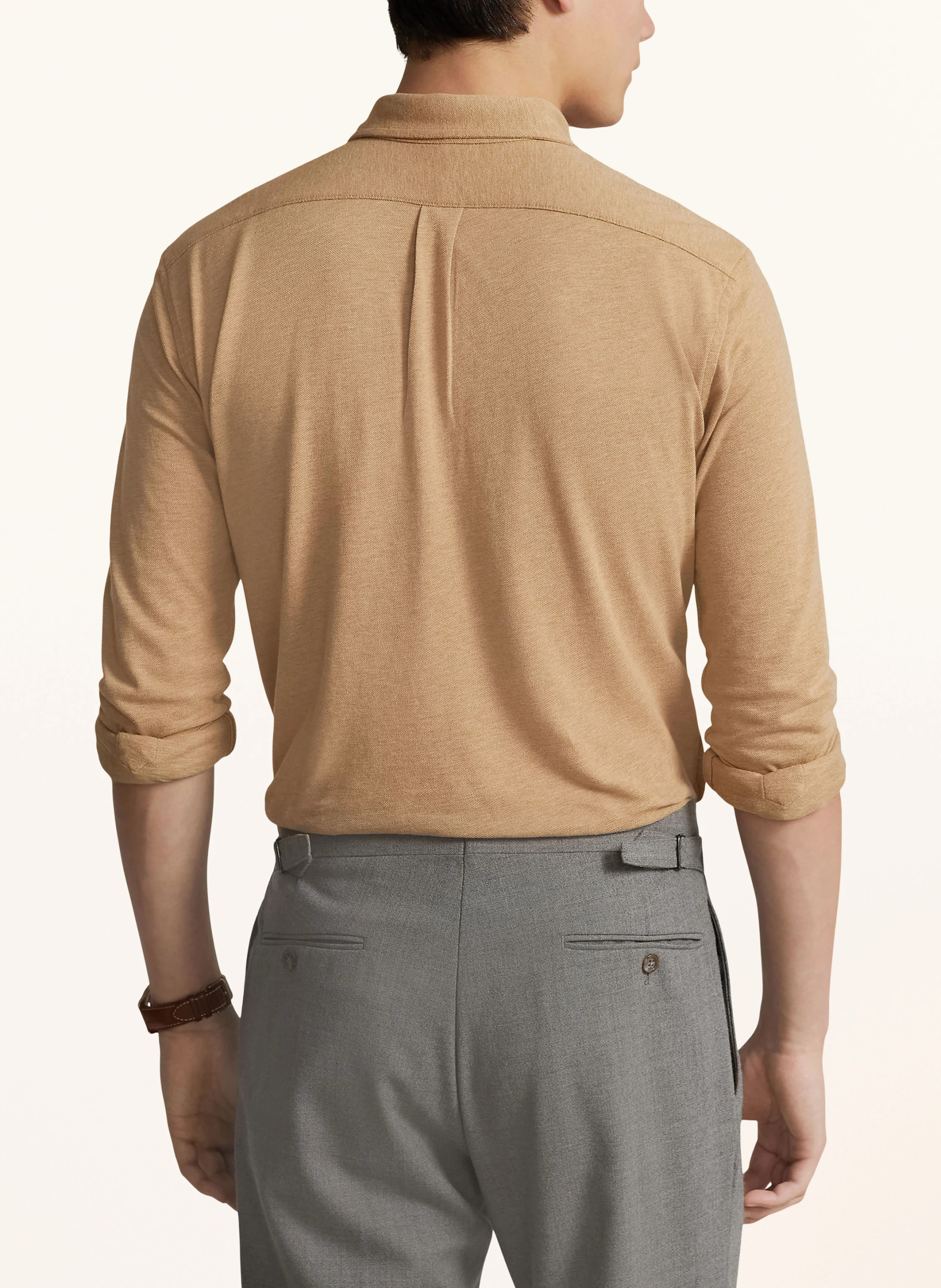 POLO RALPH LAUREN Piqué-Hemd Custom Fit – CAMEL
