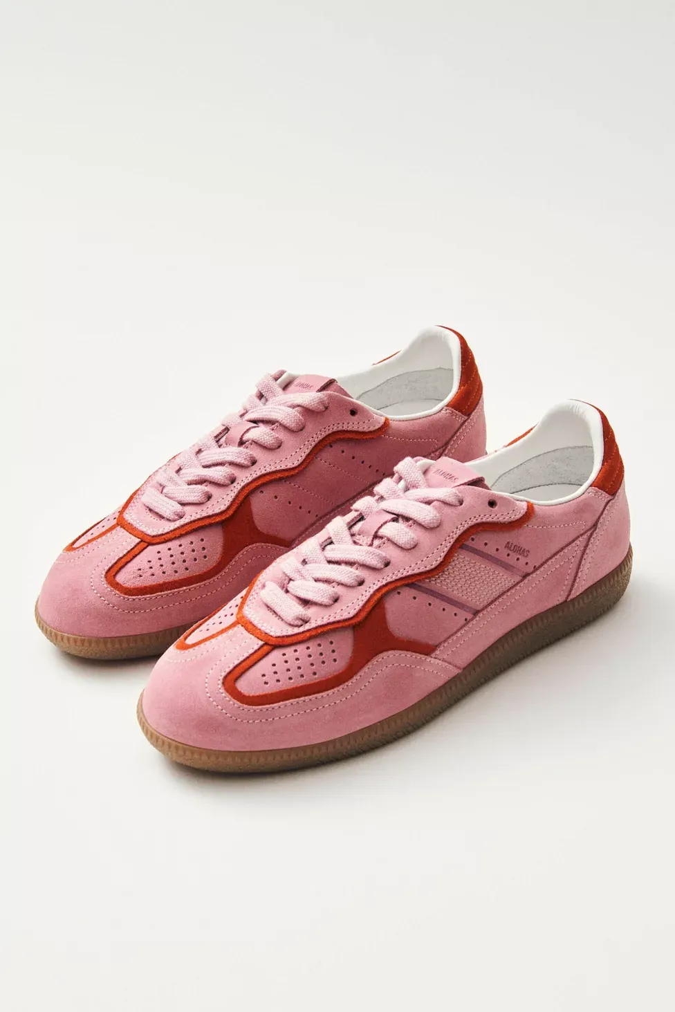ALOHAS tb. 490 Leather Sneakers - Pink And Red