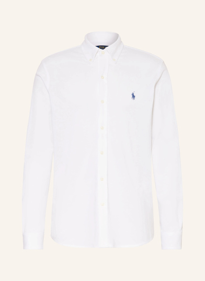 POLO RALPH LAUREN Piqué-Hemd Custom Fit – WEISS