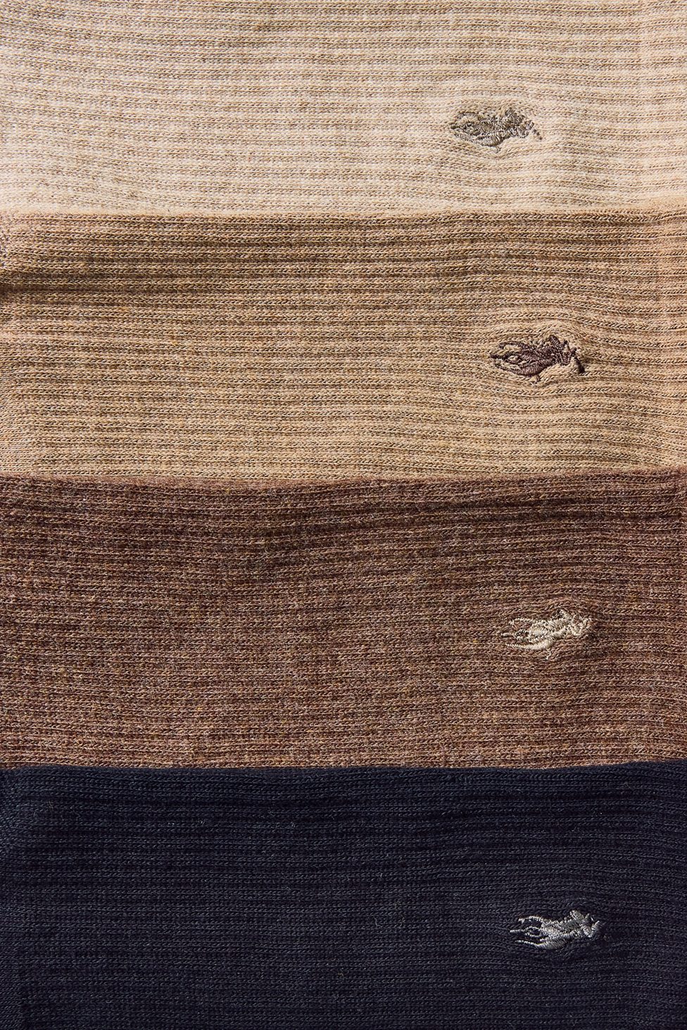 Polo Ralph Lauren Performance Crew Socks 6-Pack - Brown