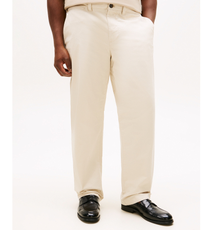 Tommy Hilfiger Men's Big & Tall TH Flex Stretch Custom-Fit Chino Pants - Sand Khaki