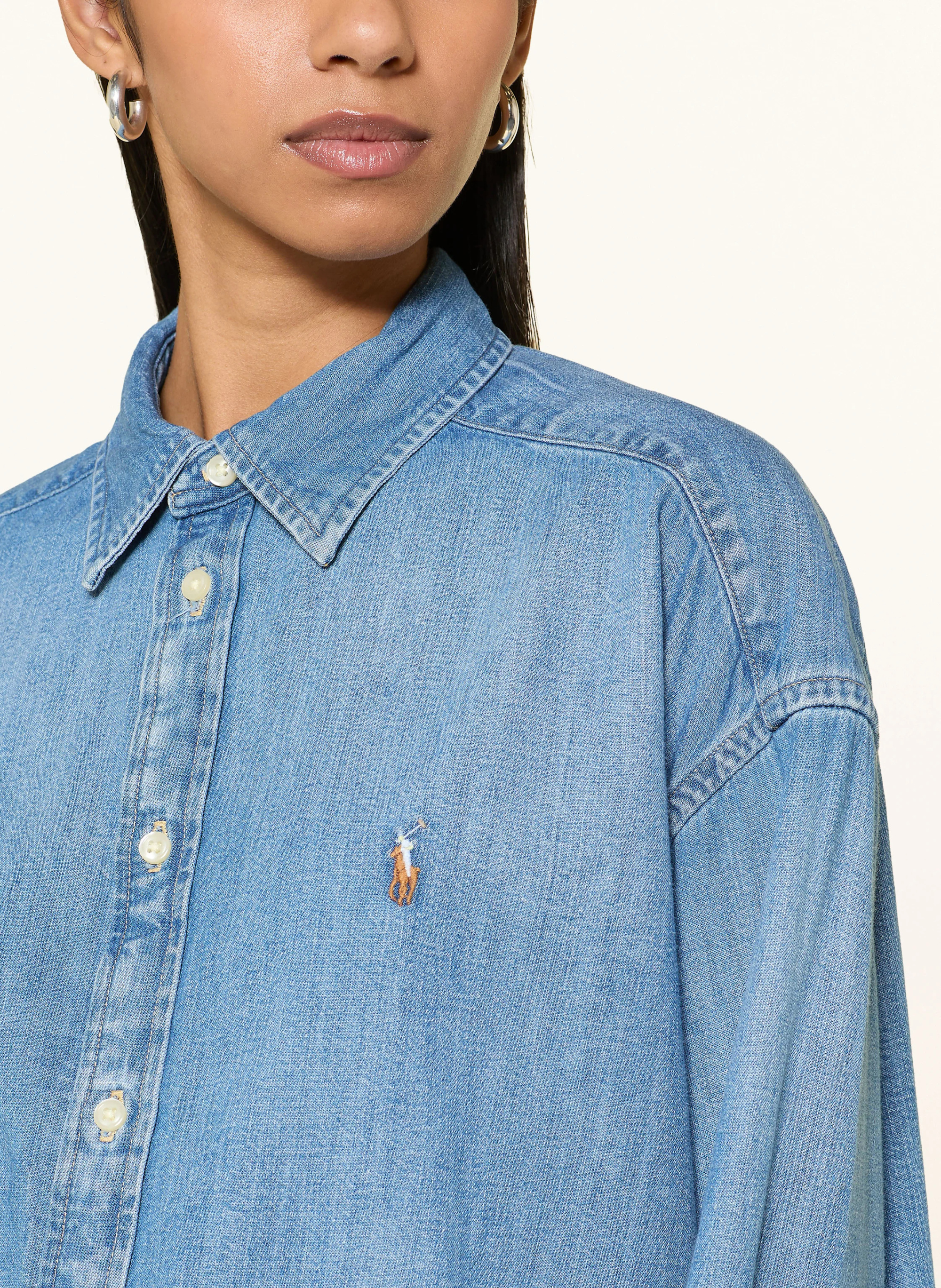 POLO RALPH LAUREN Jeansbluse – BLAU