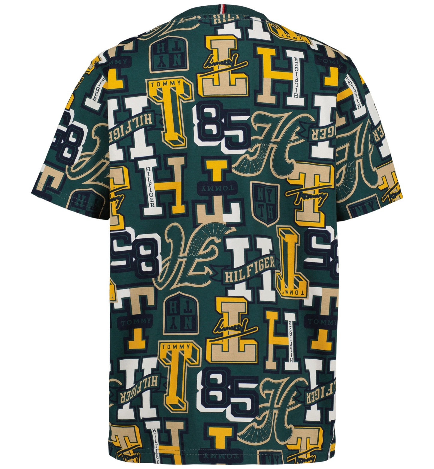 Tommy Hilfiger Boys' 2T-7 Varsity Print Short-Sleeve T-Shirt - June Bug