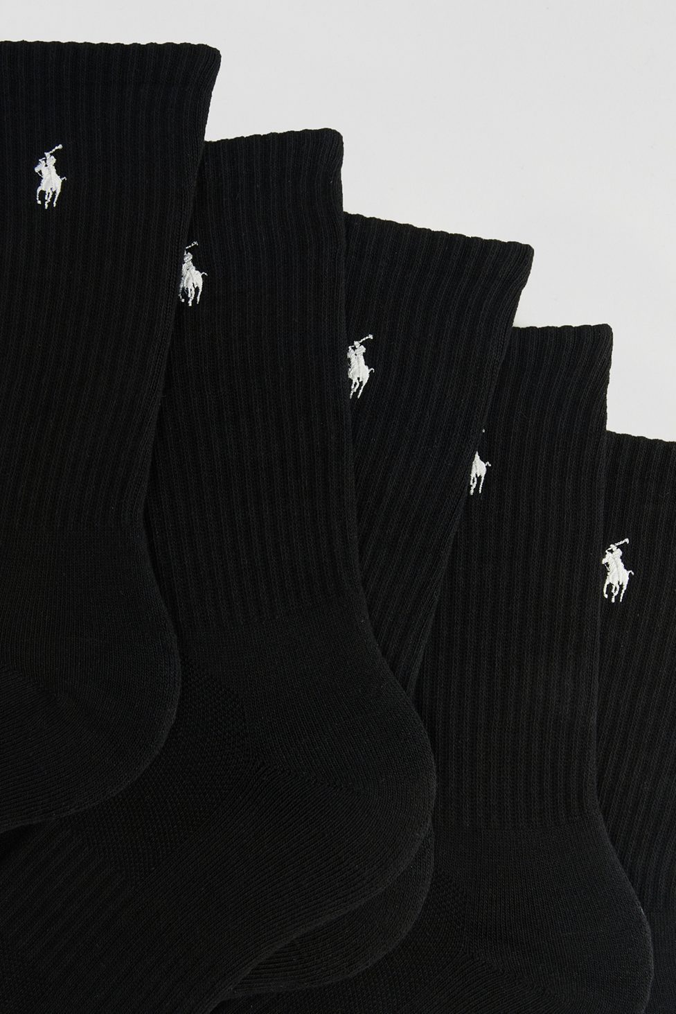 Polo Ralph Lauren Performance Crew Socks 6-Pack - Black