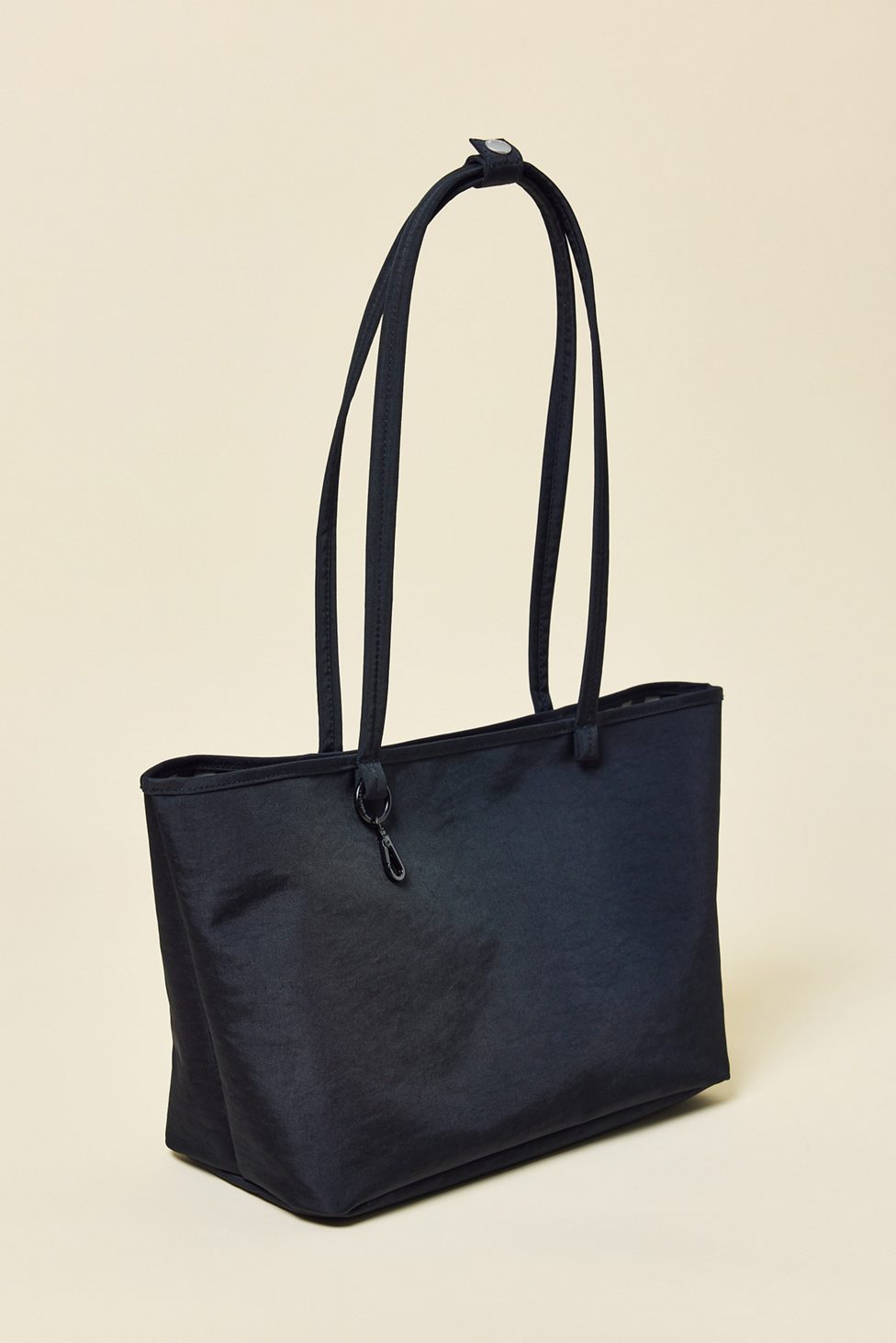 BAGGU Medium Nylon Reverse Tote Bag - Black Mix