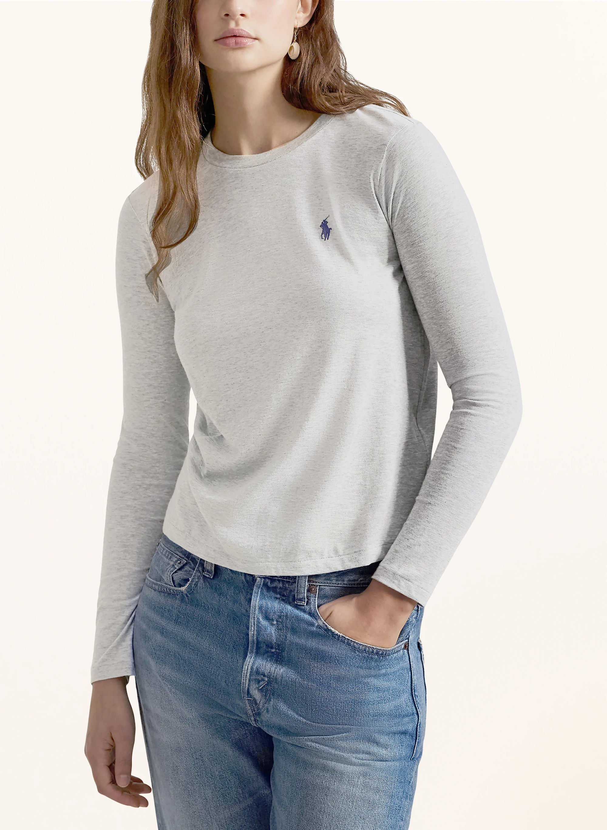 POLO RALPH LAUREN Longsleeve – GRAU