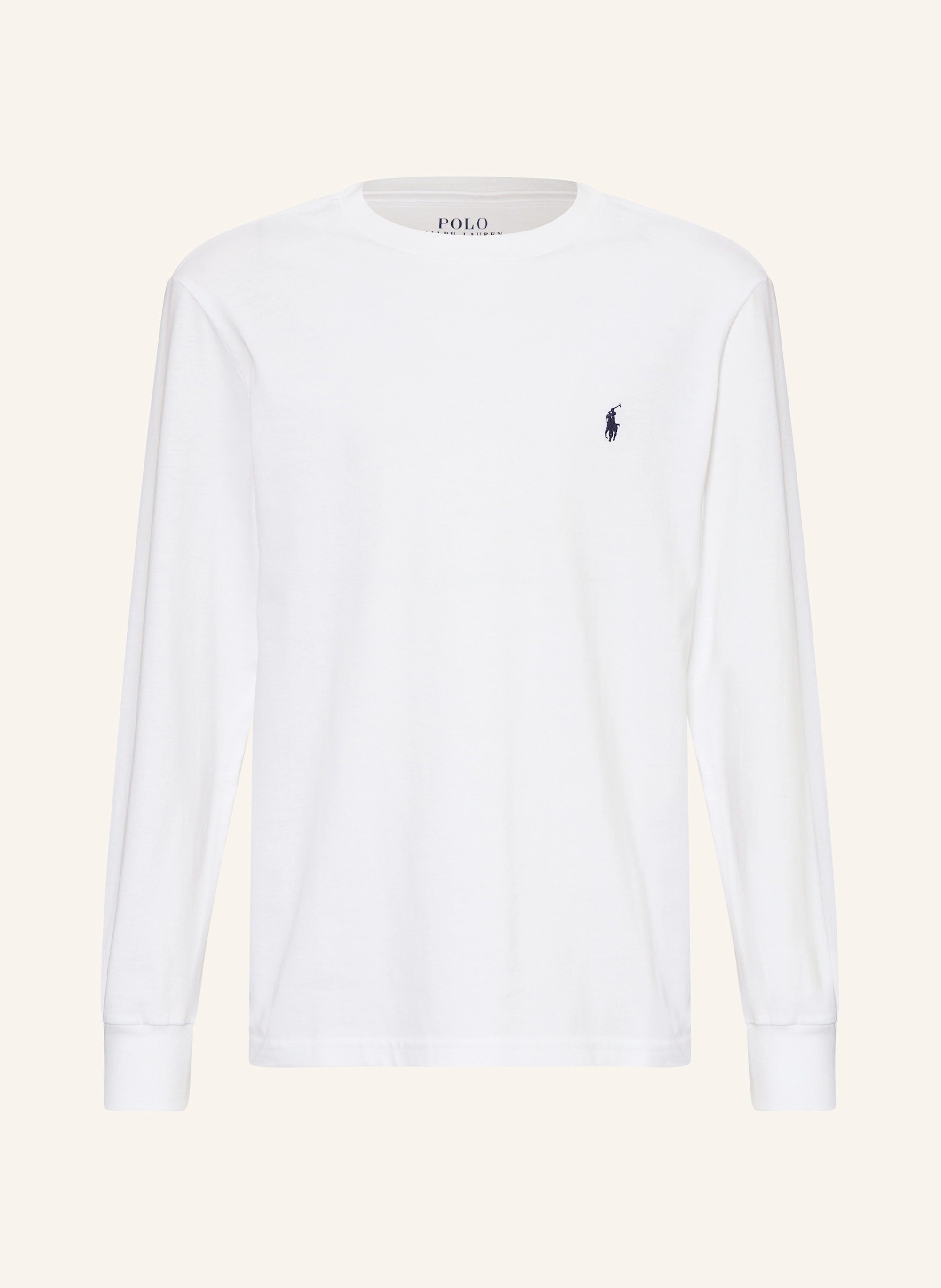 POLO RALPH LAUREN Longsleeve – WEISS