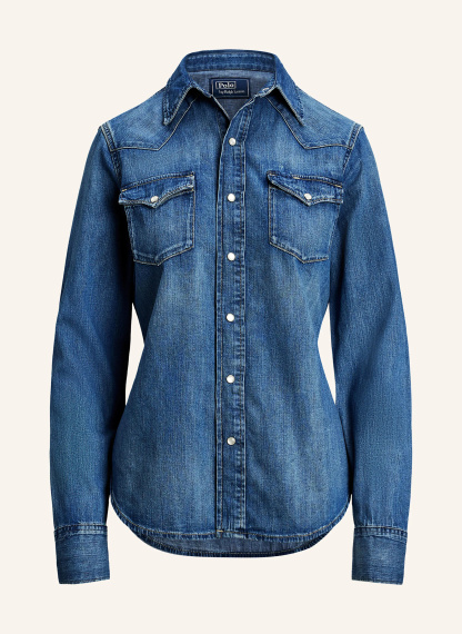 POLO RALPH LAUREN Jeansbluse – BLAU