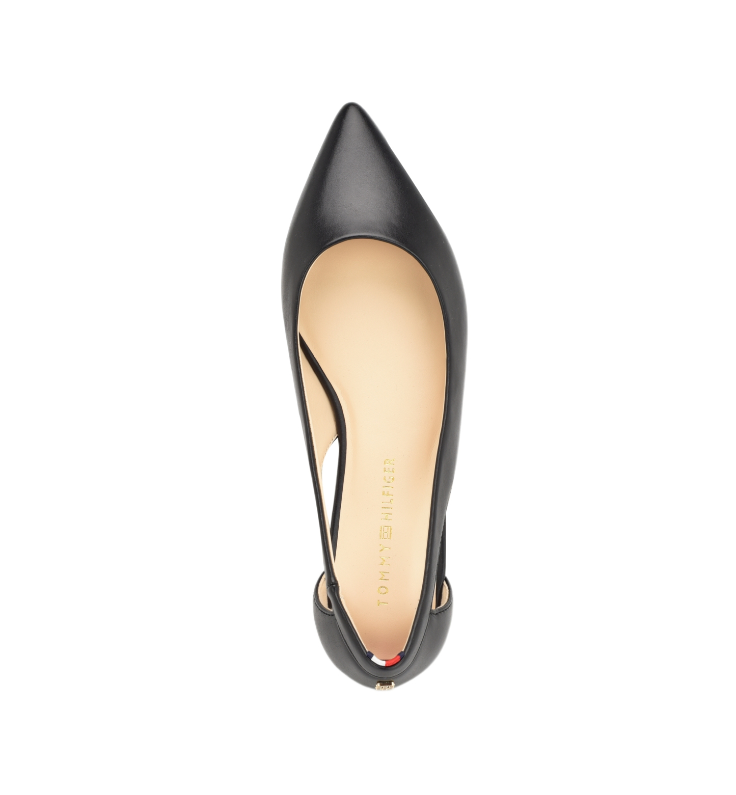 Tommy Hilfiger Women's Velahi Cutout Pointy Toe Flats - Black