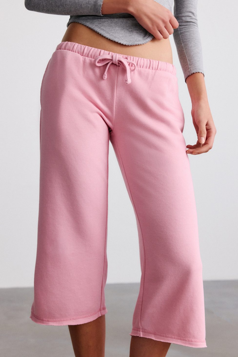 Out From Under Spring Breaker Slouch Capri Pants - Pink