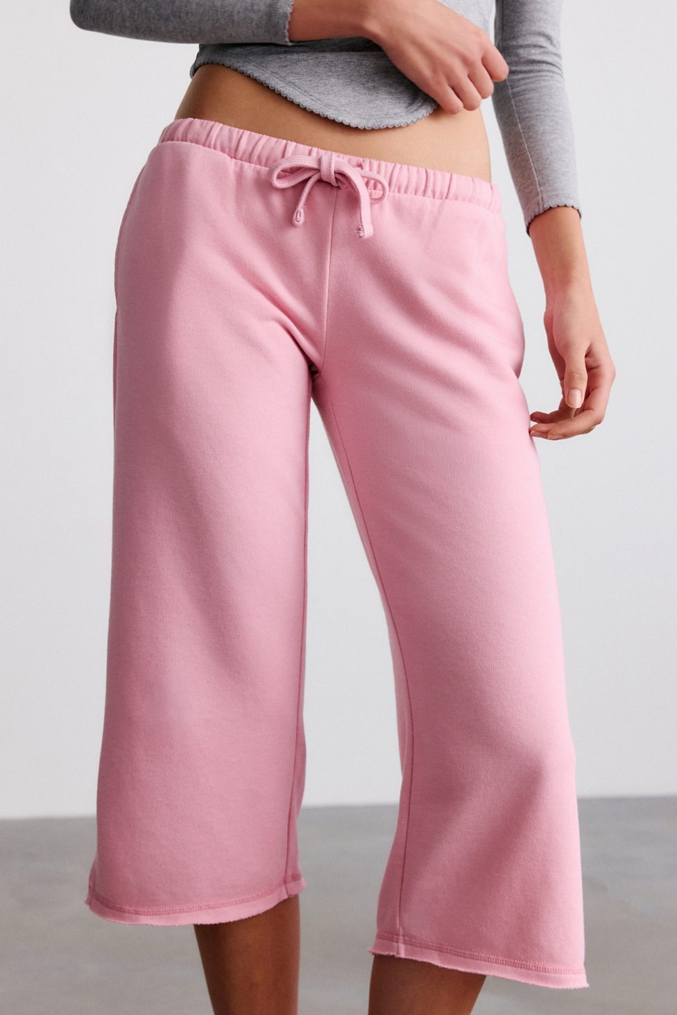 Out From Under Spring Breaker Slouch Capri Pants - Pink