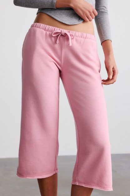 Out From Under Spring Breaker Slouch Capri Pants - Pink