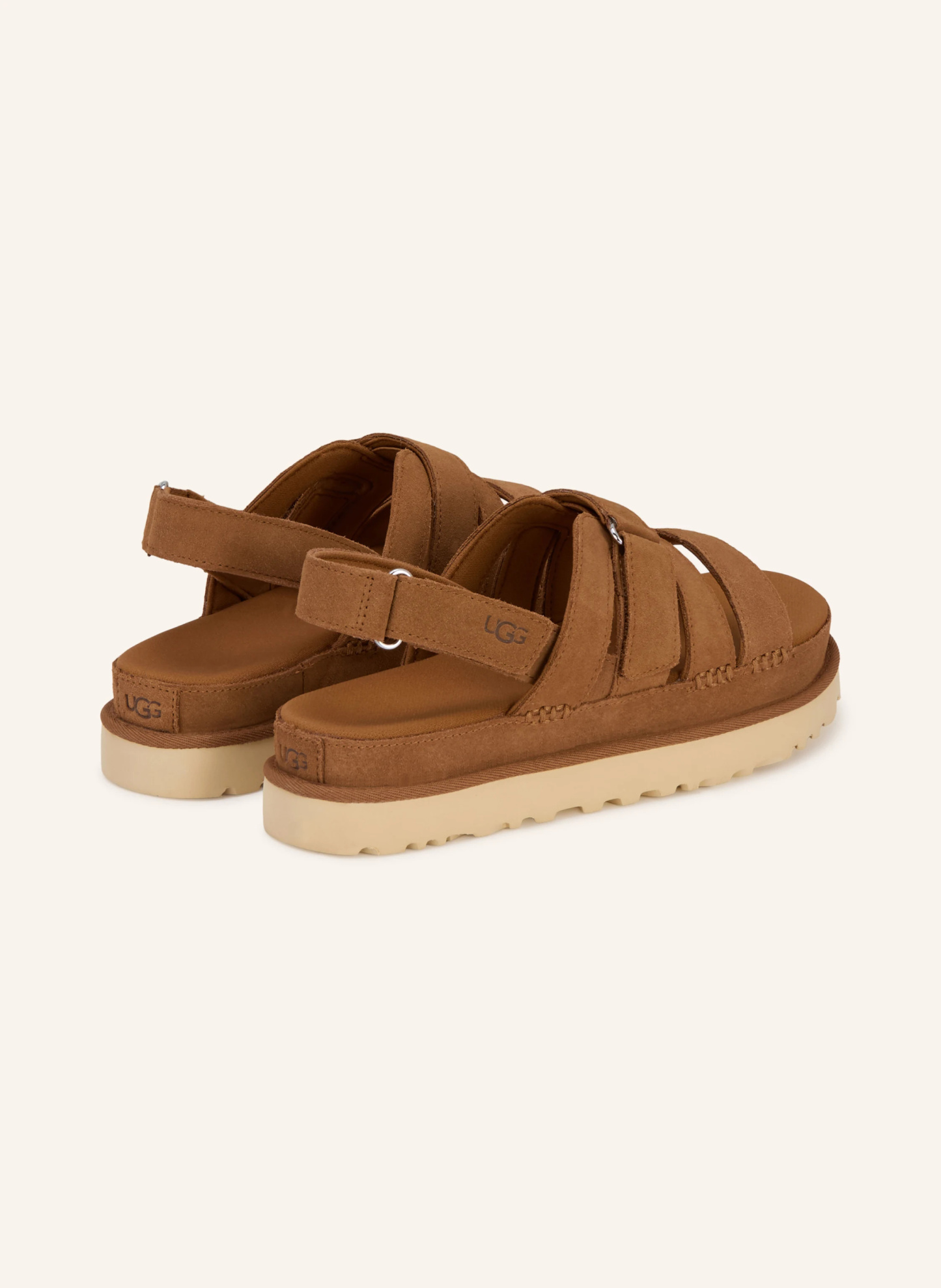 UGG Plateau-Sandalen GOLDENSTAR GLEAM – COGNAC